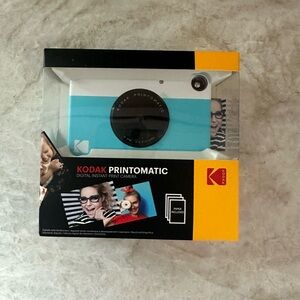 Kodak Printomatic Vibrant Blue Camera